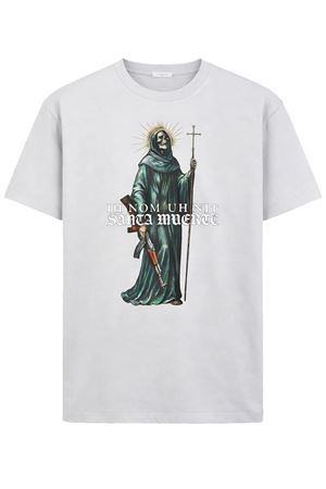 T-shirt bianca con stampa Santa Muerte IH NOM UH NIT | NUS26213081